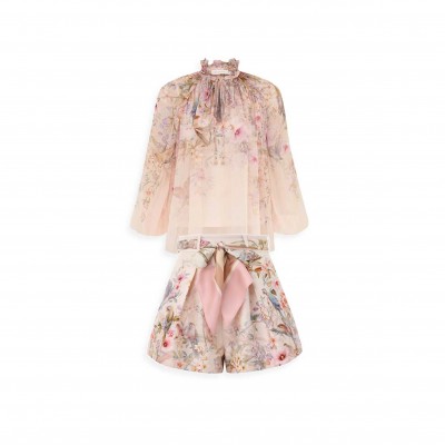 ZIMMERMANN TAWAYEN BILLOW BLOUSE SAITIN 0991TC261